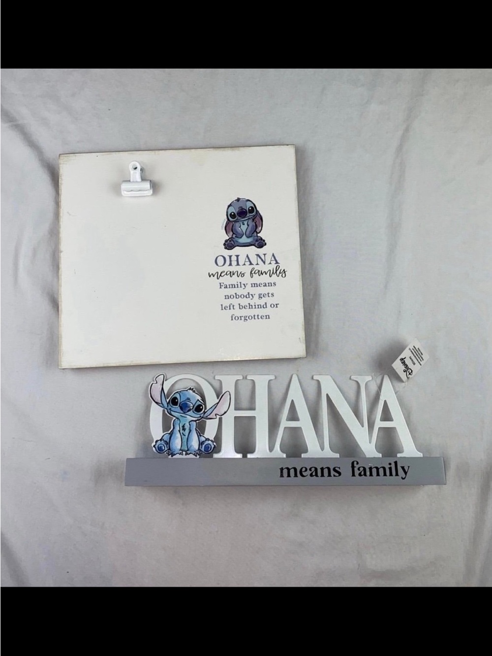 NEW Disney stitch decor set